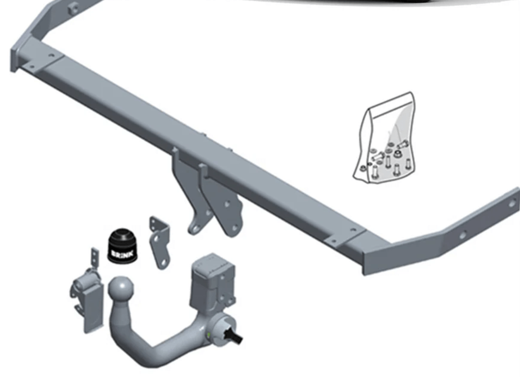 Brink Towbar for Volkswagen T-CROSS (12/2018 - on)